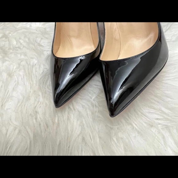 ❤️SOLD❤️Christian Louboutin Pigalle Follies 35.5 Black - Picture 10 of 10